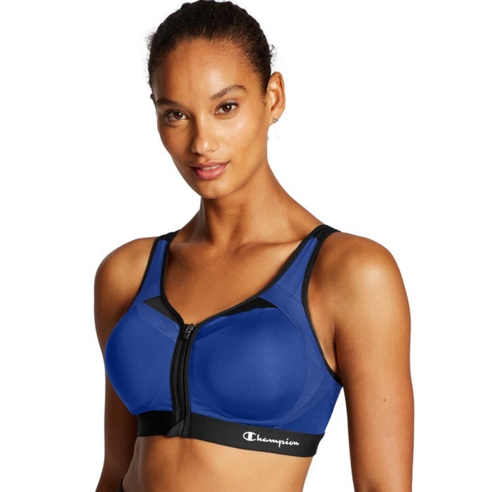 New Champion Motion Control Zip Sports Bra